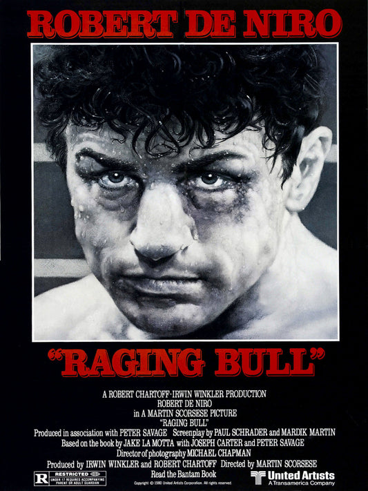 Raging Bull paper poster
