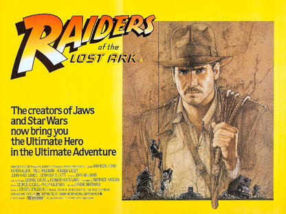 Raiders of The Lost Ark paper poster
