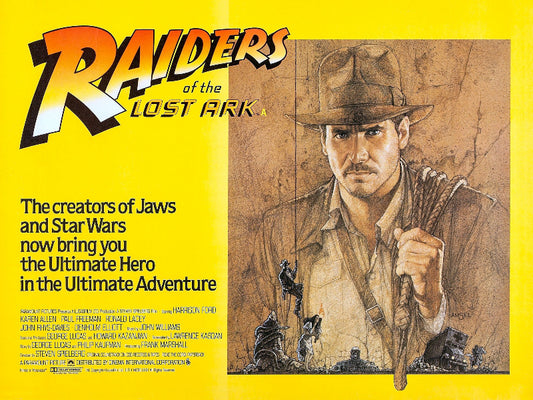 Raiders of The Lost Ark paper poster