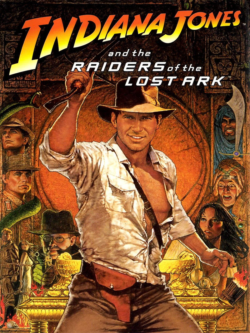 Raiders of The Lost Ark paper poster