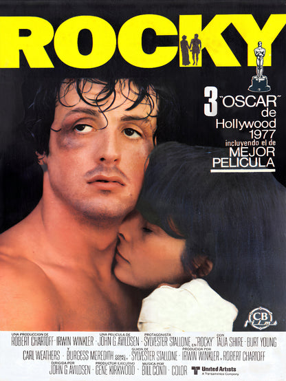 Rocky paper poster