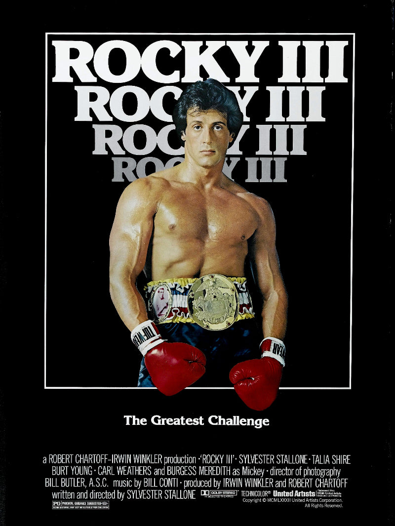 Rocky III paper poster