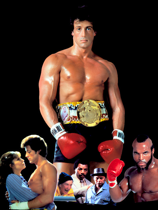 Rocky III paper poster