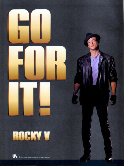 Rocky V paper poster