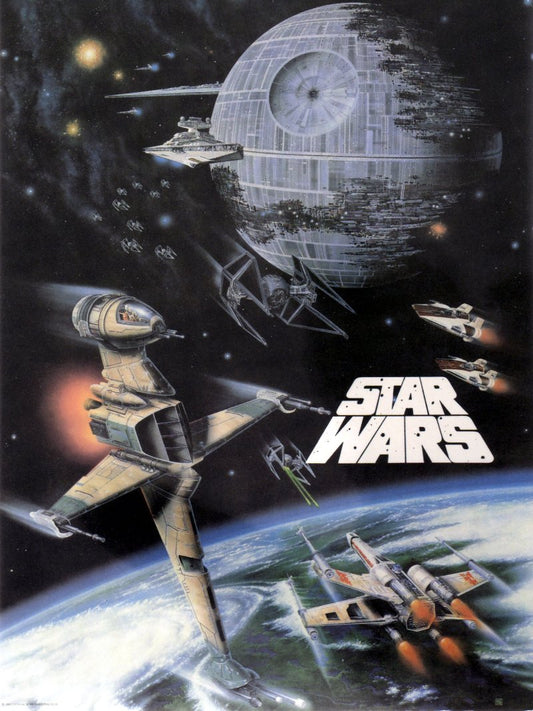 Star Wars paper poster