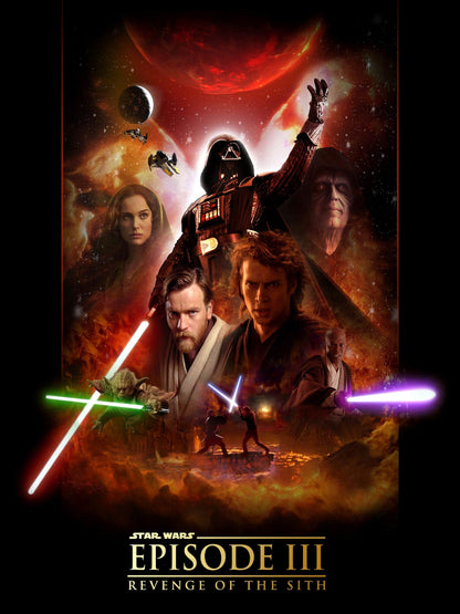 Star Wars Episode III Revenge of The Sith paper poster