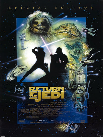 Star Wars Episode VI Return of The Jedi paper poster