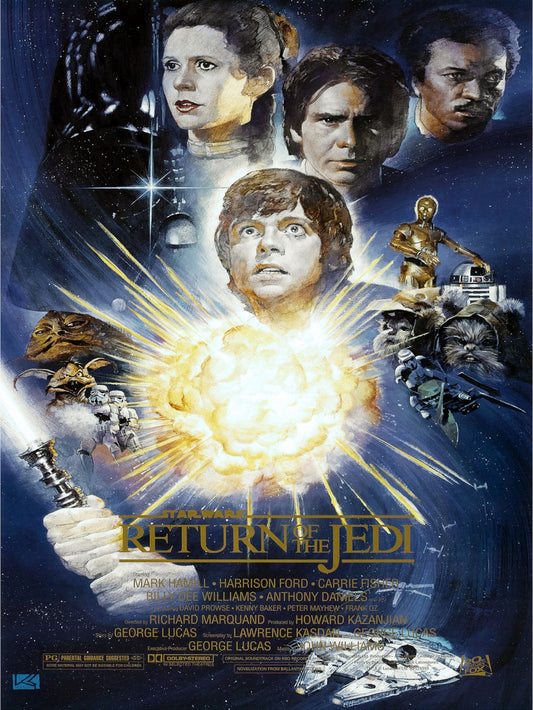 Star Wars Episode VI Return of The Jedi paper poster