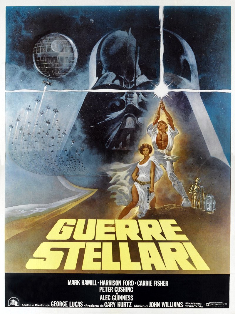 Guerre Stellari paper poster