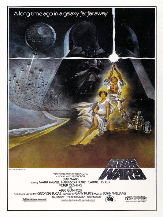 Star Wars paper poster