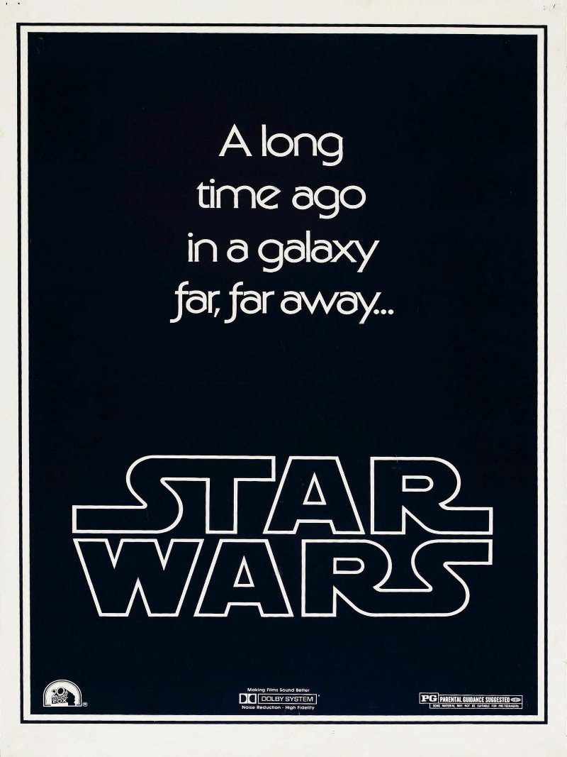 Star Wars paper poster