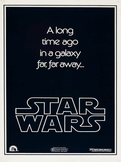 Star Wars paper poster