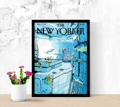 The New Yorker 25th April 2005 framed poster