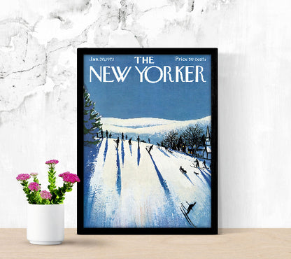 The New Yorker 20th Jan 1973 framed poster