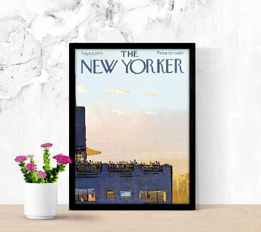 The New Yorker 5th Sept 1970 framed poster