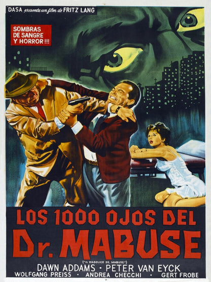 Los 1000 ojos del Dr. Mabuse - poster