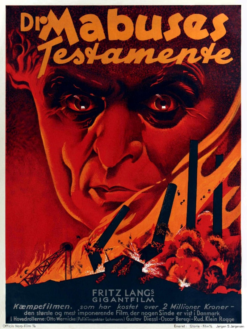 Dr Mabuses Testamente - poster