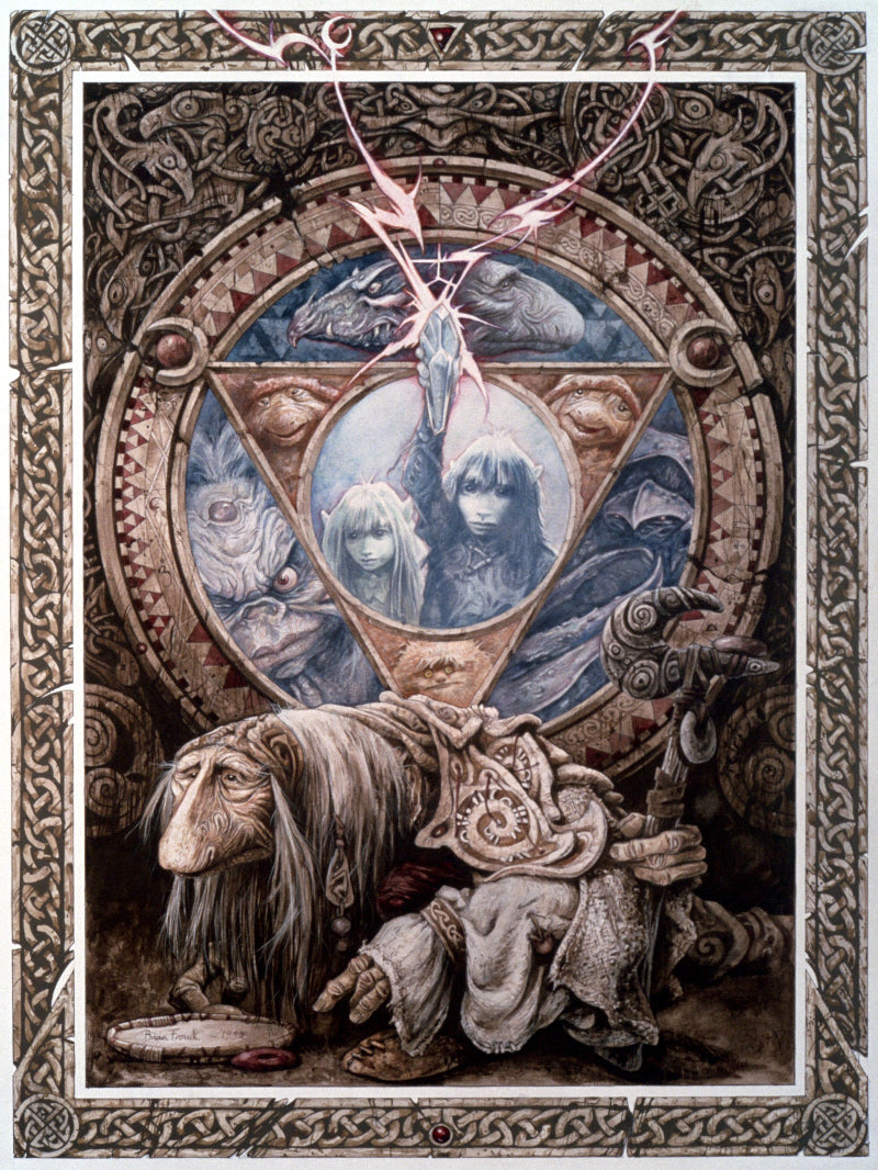 The Dark Crystal paper poster