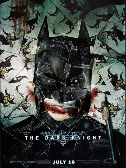 The Dark Knight - paper poster - postercinema