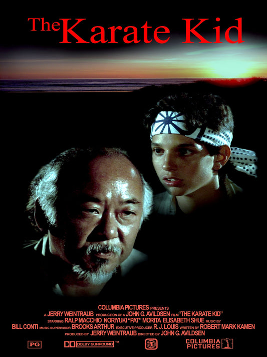 The Karate Kid paper poster