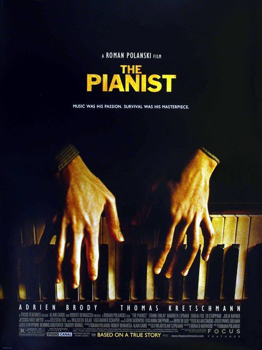 The Pianist paper poster