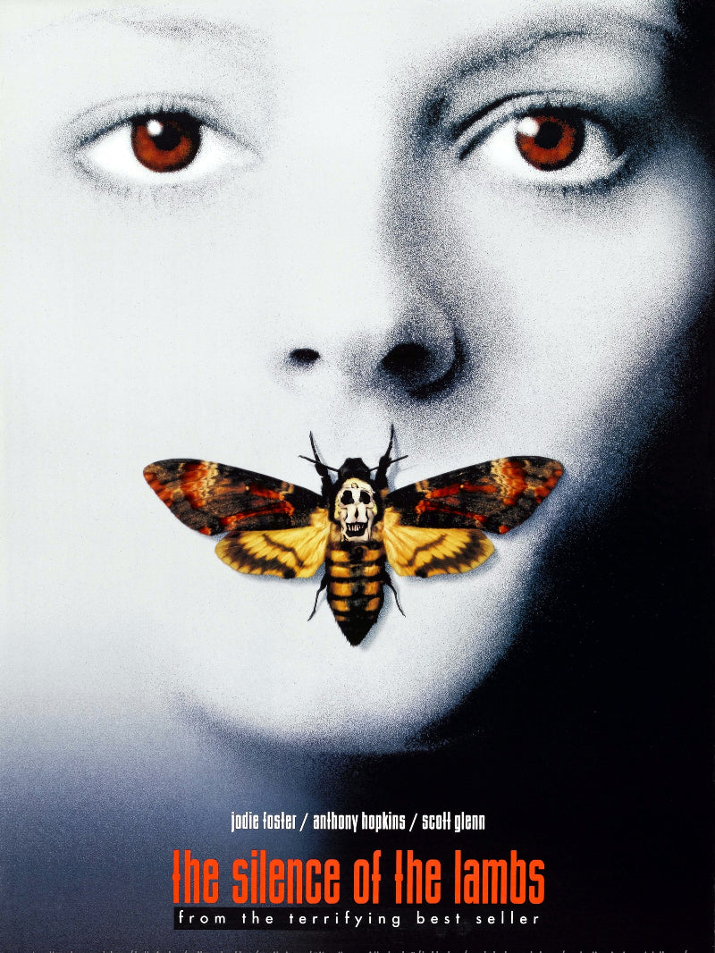 The Silence of The Lambs paper poster