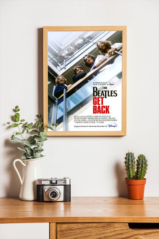 The Beatles Get Back - framed poster