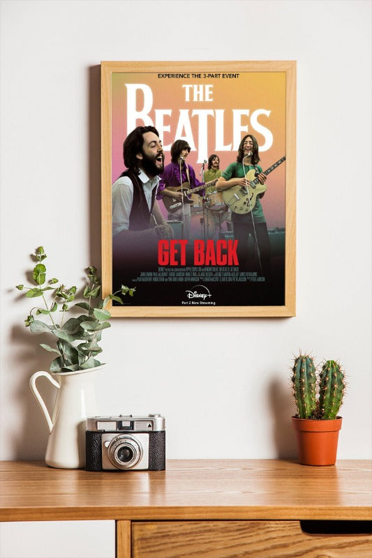 The Beatles Get Back - framed poster