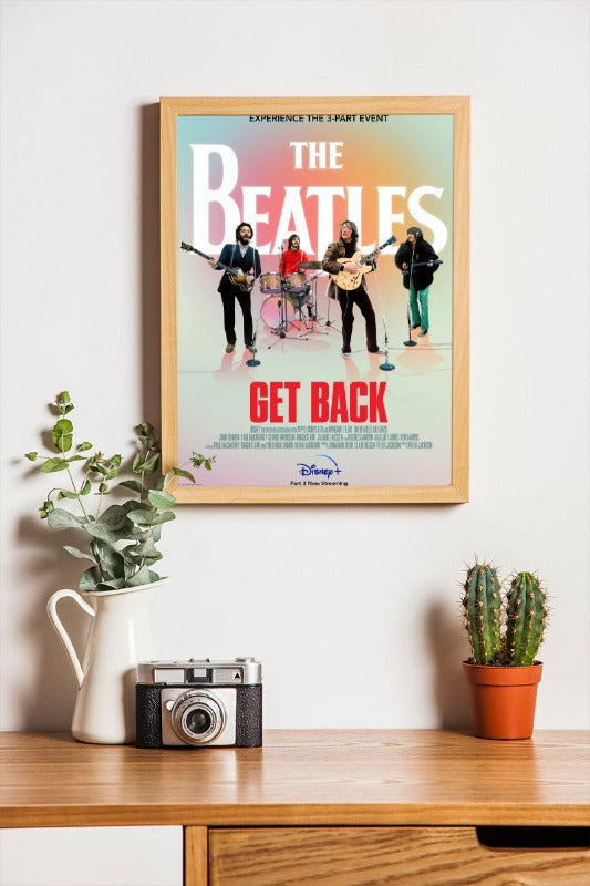 The Beatles Get Back - framed poster