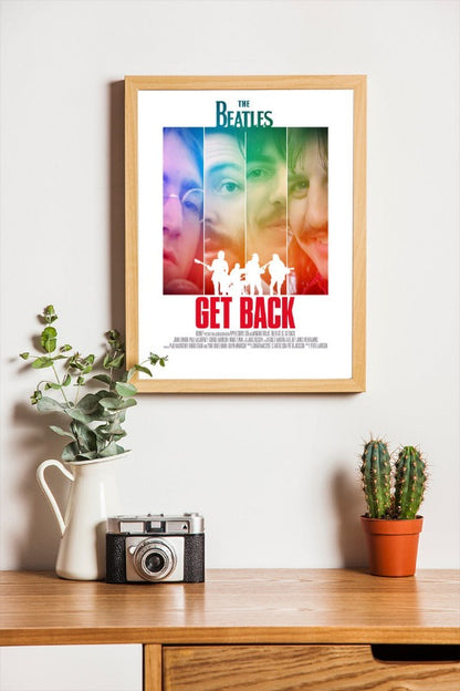 The Beatles Get Back - framed poster