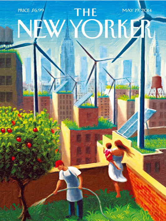 The New  Yorker May 19 2014 paper poster