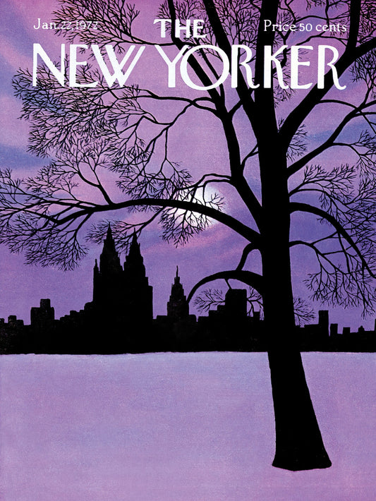 The New Yorker July 22 1972 paper poster