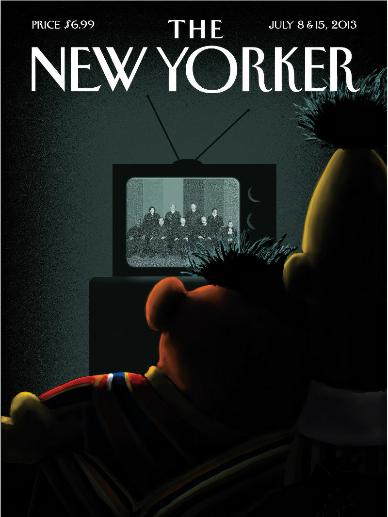 The New Yorker July 8 & 15 2013 paper poster