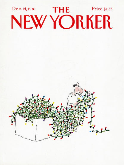 The New Yorker Dec 14 1981 paper poster