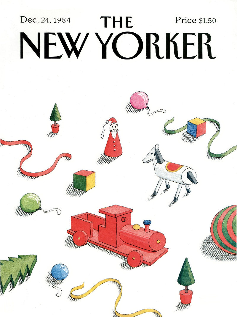 The New Yorker Dec 24 1984 paper poster