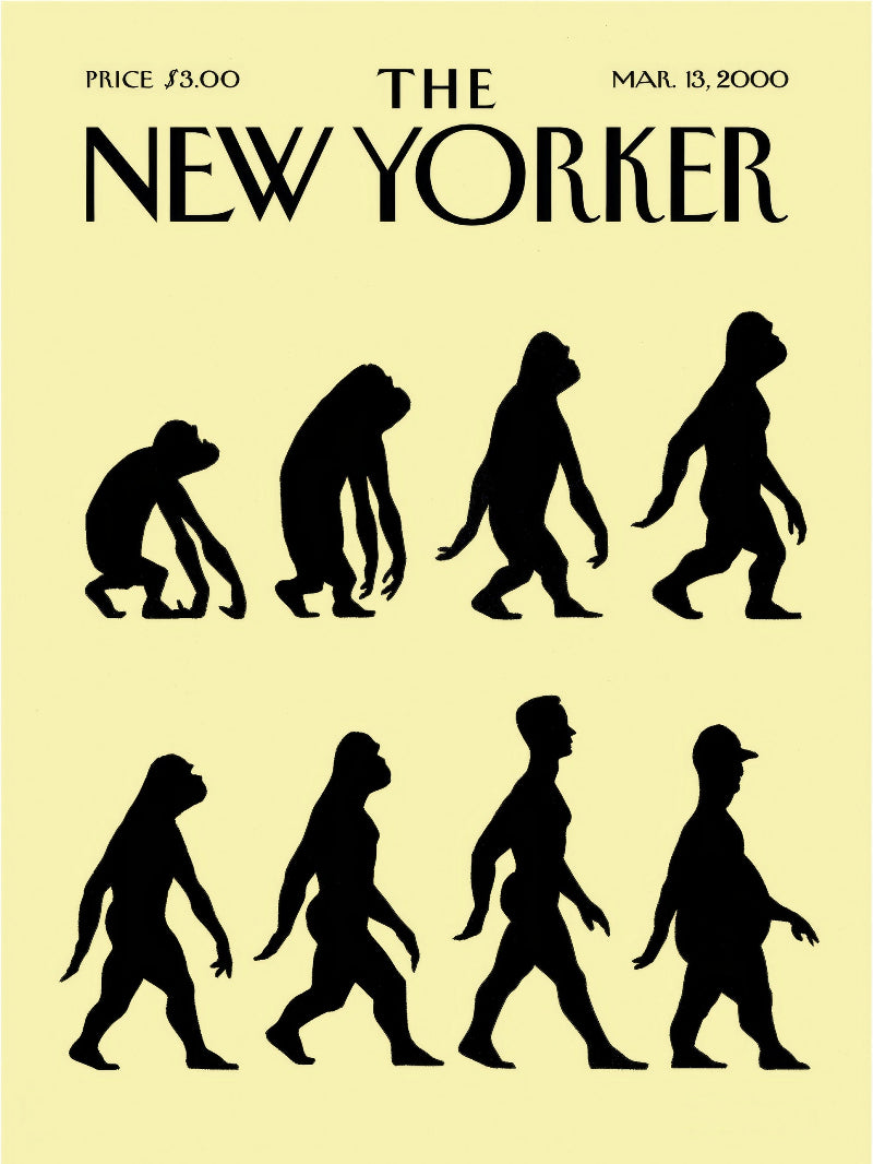 The New Yorker Mar 13 2000 paper poster