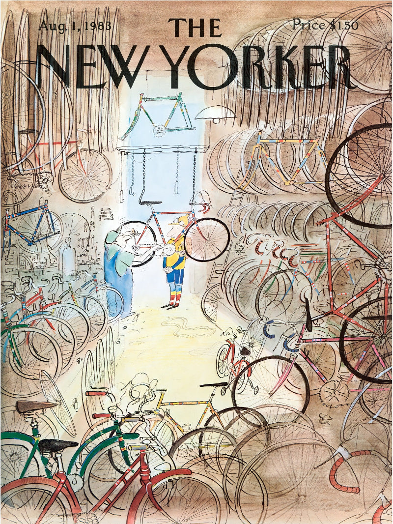 The New Yorker Aug 1 1983 paper poster