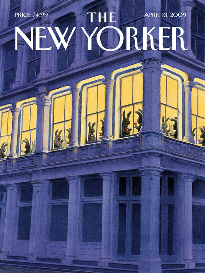 The New Yorker April 13 2009 paper poster