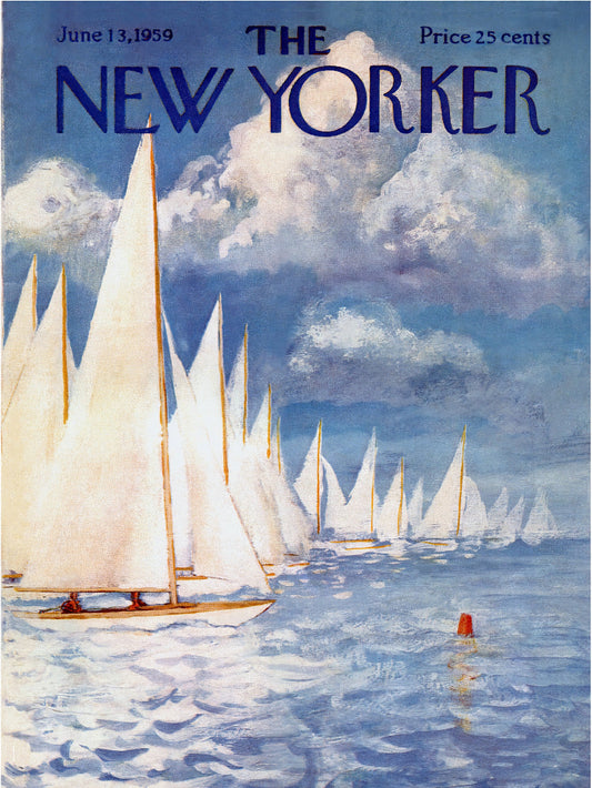 The New Yorker June 13 1959 paper poster