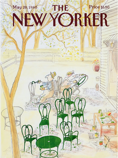 The New Yorker May 20 1985 paper poster