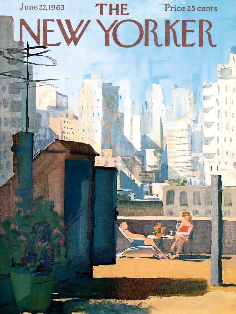 The New Yorker June 22 1963 paper poster