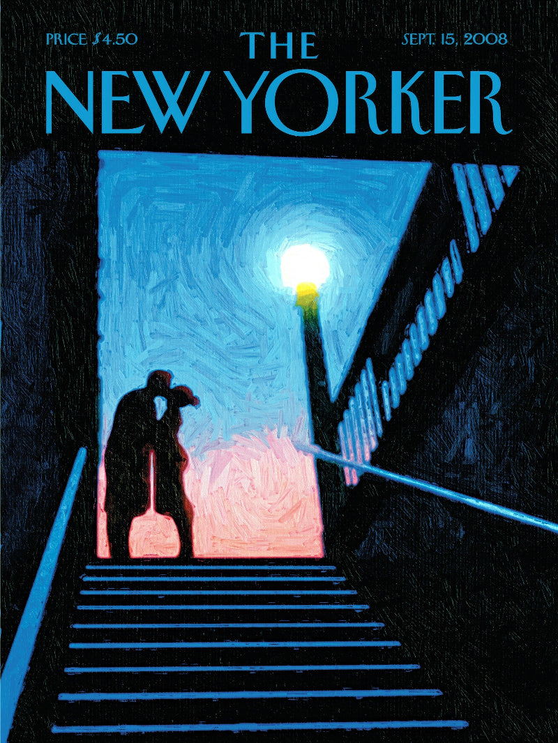 The New Yorker Sept 15 2008 paper poster