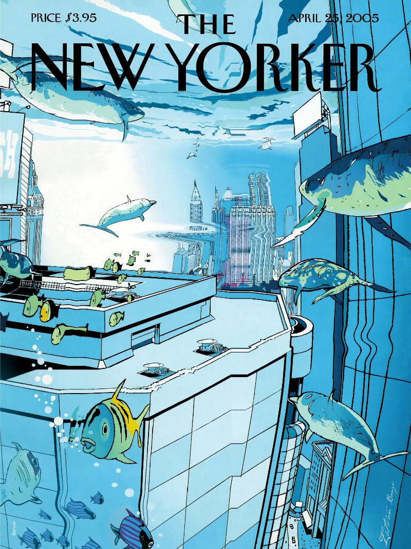The New Yorker 25th April 2005 paper poster