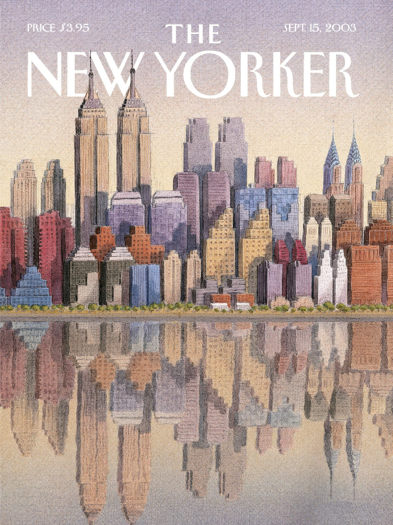The New Yorker 15th Sept 2003 paper poster
