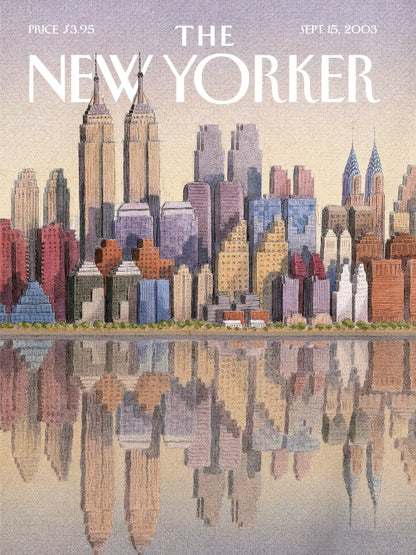 The New Yorker 15th Sept 2003 paper poster