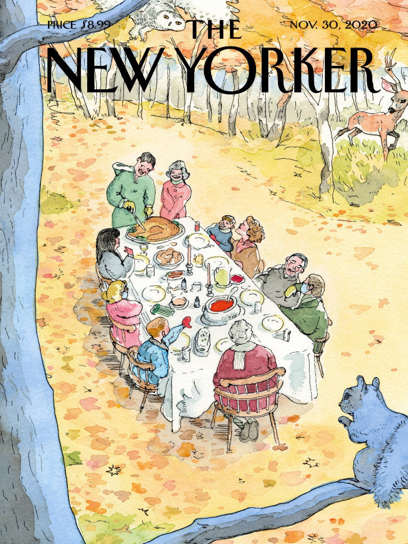 The New Yorker Nov 30 2020 paper poster