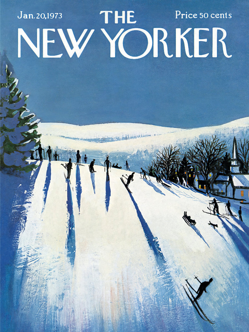 The New Yorker 20th Jan 1973 paper poster