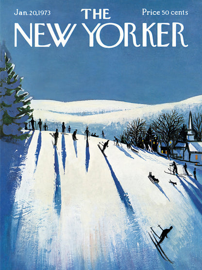 The New Yorker 20th Jan 1973 paper poster