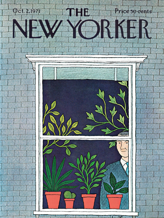 The New Yorker Oct 2 1971 paper poster