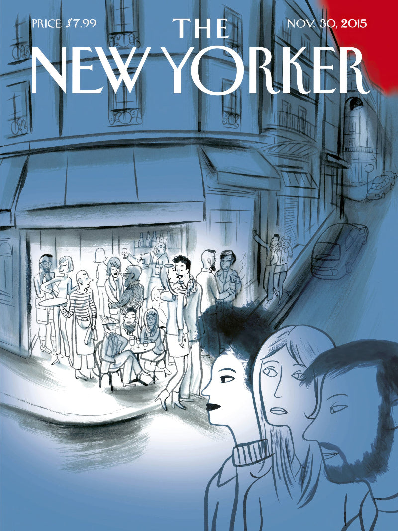The New Yorker 30th Nov 2015 paper poster